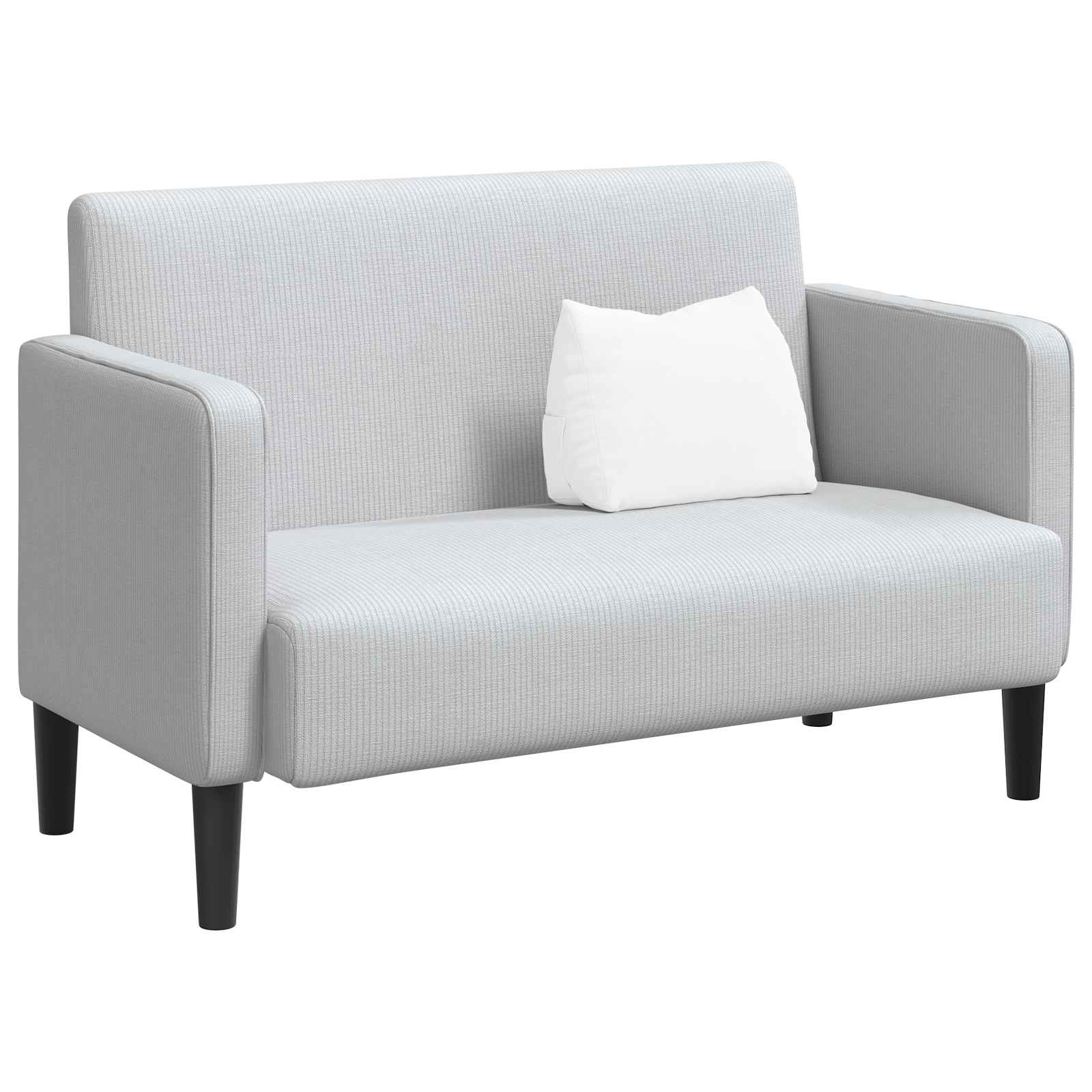 vidaXL Poduszka na plecy Biały 45 x 20 x 35 cm tkanina