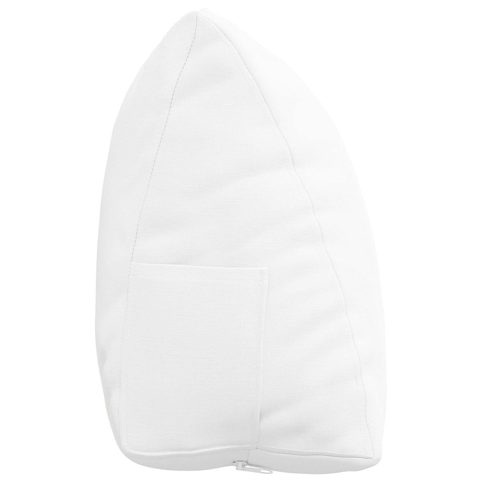 vidaXL Poduszka na plecy Biały 45 x 20 x 35 cm tkanina