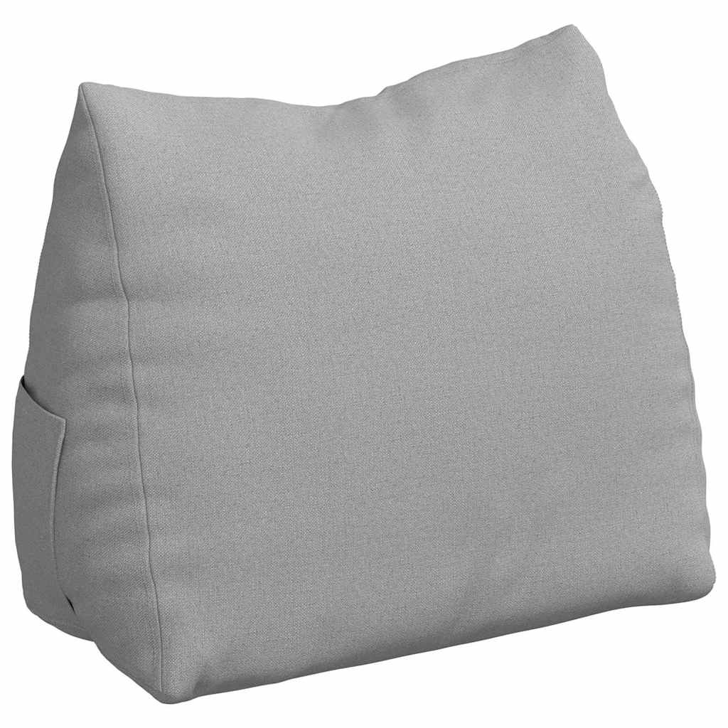 vidaXL Poduszka na plecy Szary chmur 45 x 20 x 35 cm tkanina