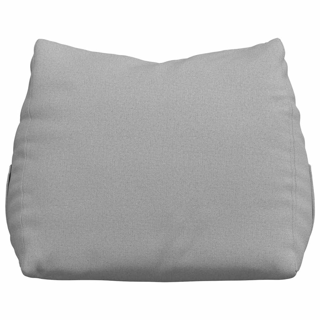 vidaXL Poduszka na plecy Szary chmur 45 x 20 x 35 cm tkanina