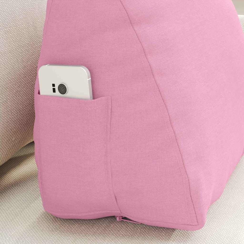 vidaXL Poduszka na plecy Różowy 45 x 20 x 35 cm tkanina