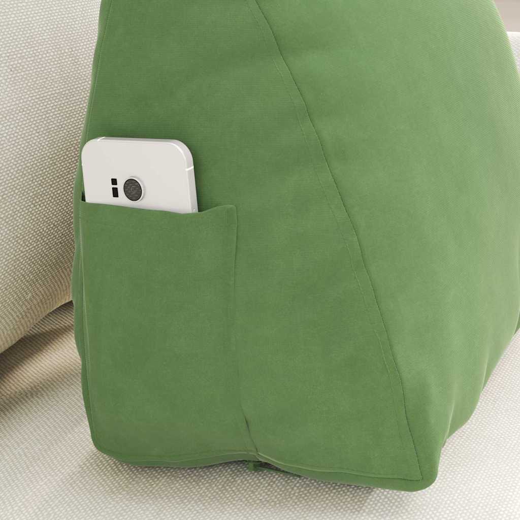 vidaXL Poduszka na plecy Jasnozielony 45 x 20 x 35 cm