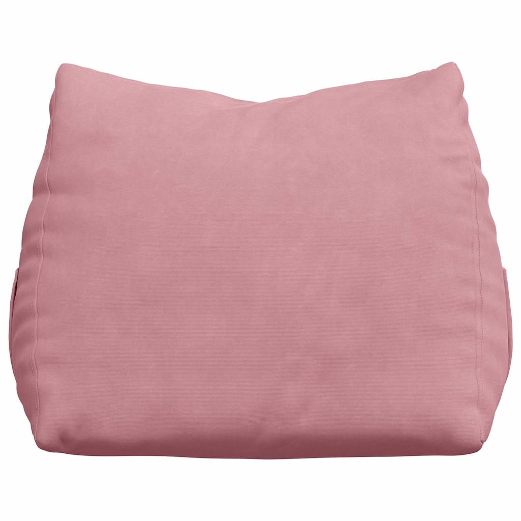 vidaXL Poduszka na plecy Różowy 45 x 20 x 35 cm Tkanina sztruksowa