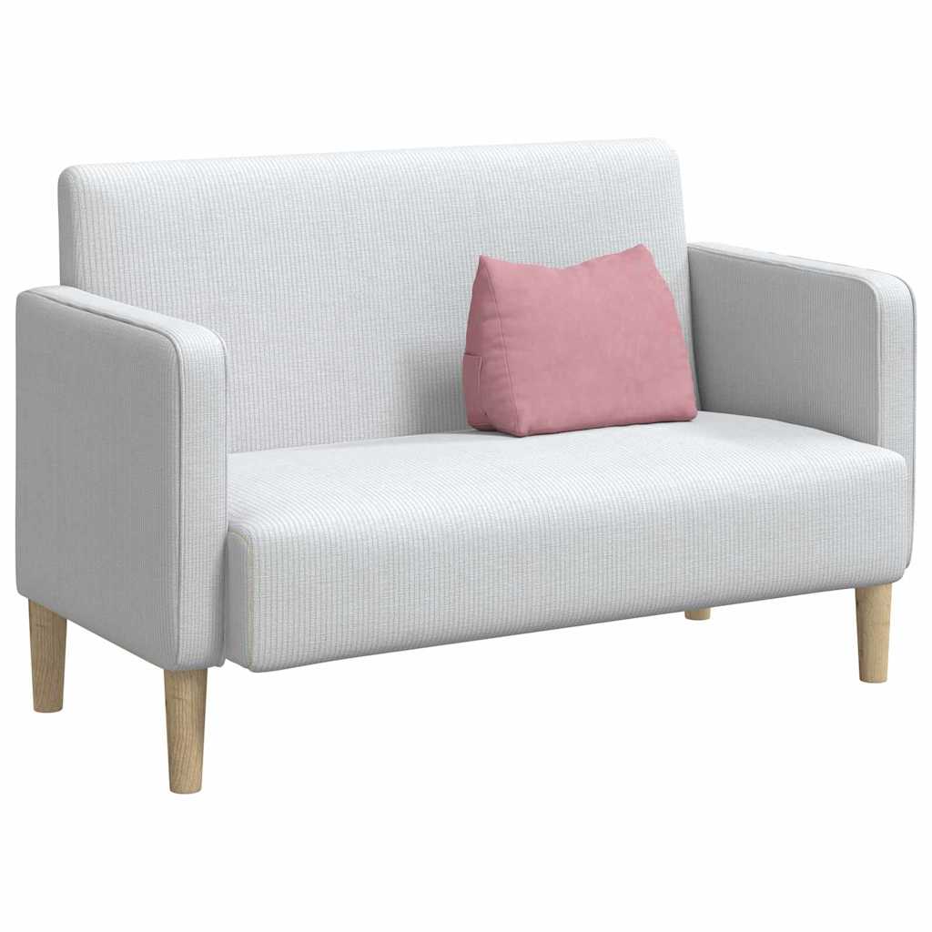 vidaXL Poduszka na plecy Różowy 45 x 20 x 35 cm Tkanina sztruksowa
