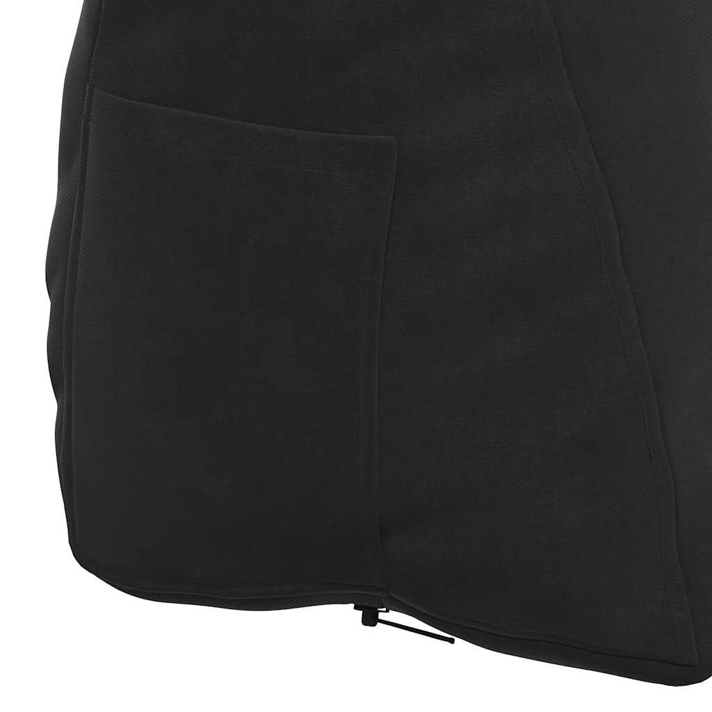 vidaXL Poduszka na plecy Czarny 45 x 20 x 35 cm Tkanina sztruksowa