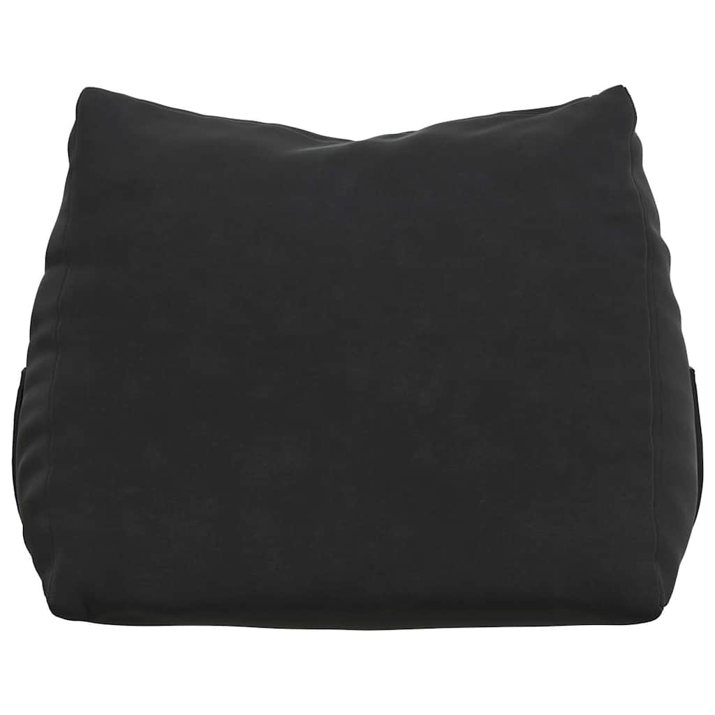 vidaXL Poduszka na plecy Czarny 45 x 20 x 35 cm Tkanina sztruksowa
