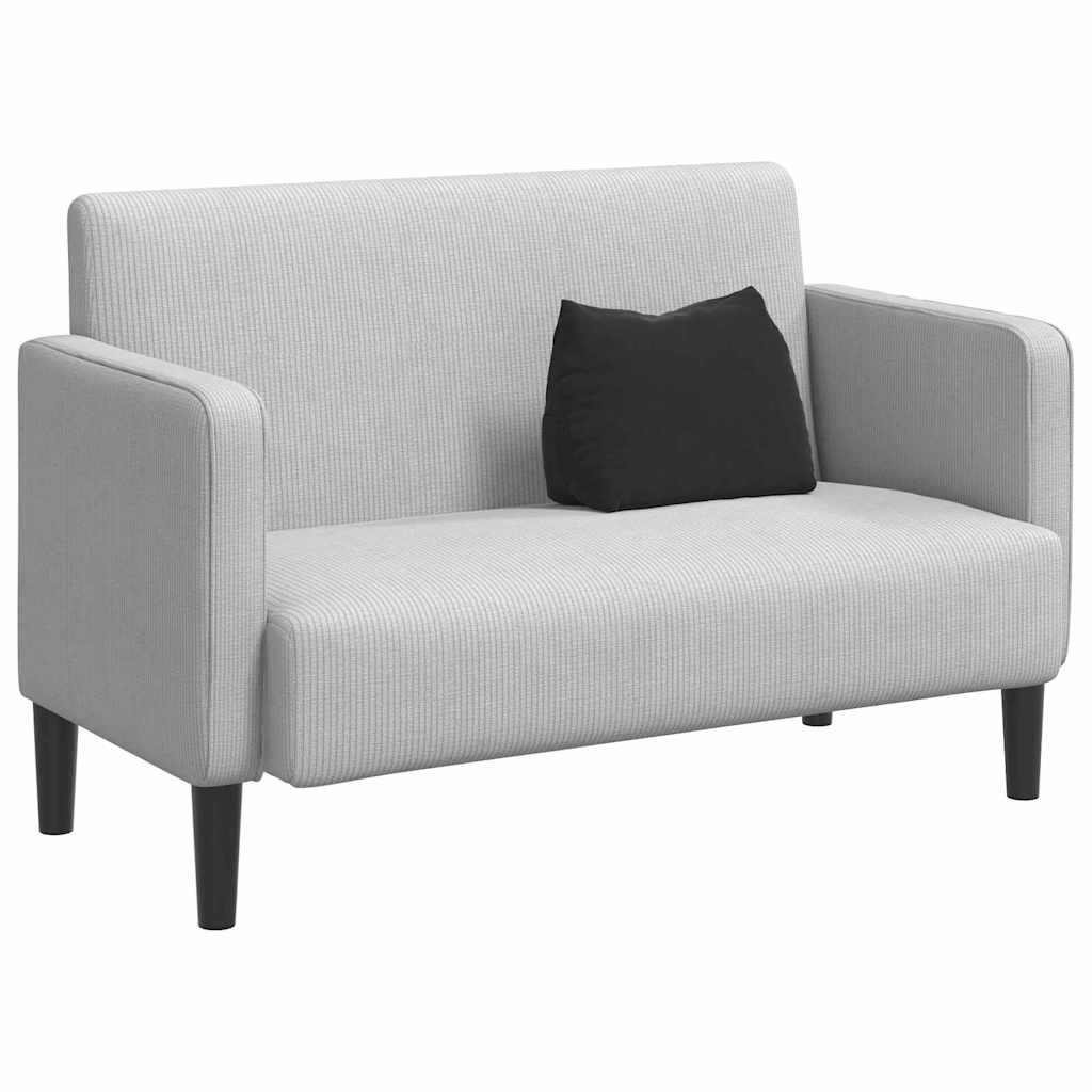 vidaXL Poduszka na plecy Czarny 45 x 20 x 35 cm Tkanina sztruksowa