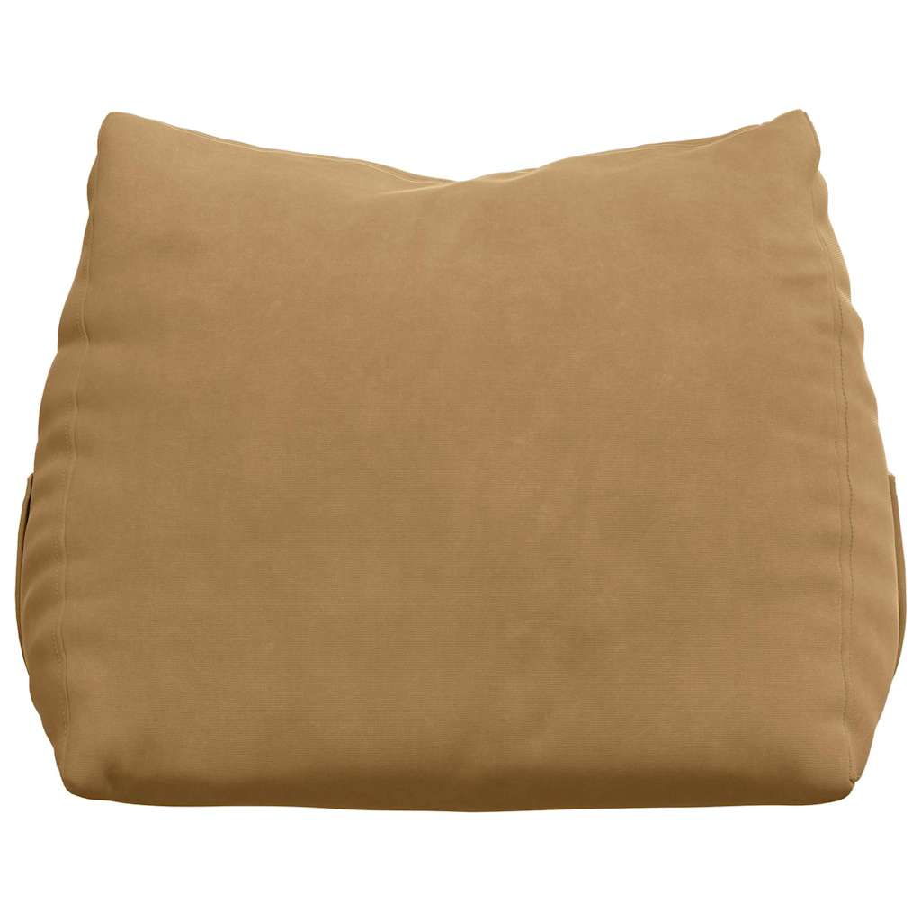 vidaXL Poduszka na plecy Brązowy 45 x 20 x 35 cm Tkanina sztruksowa