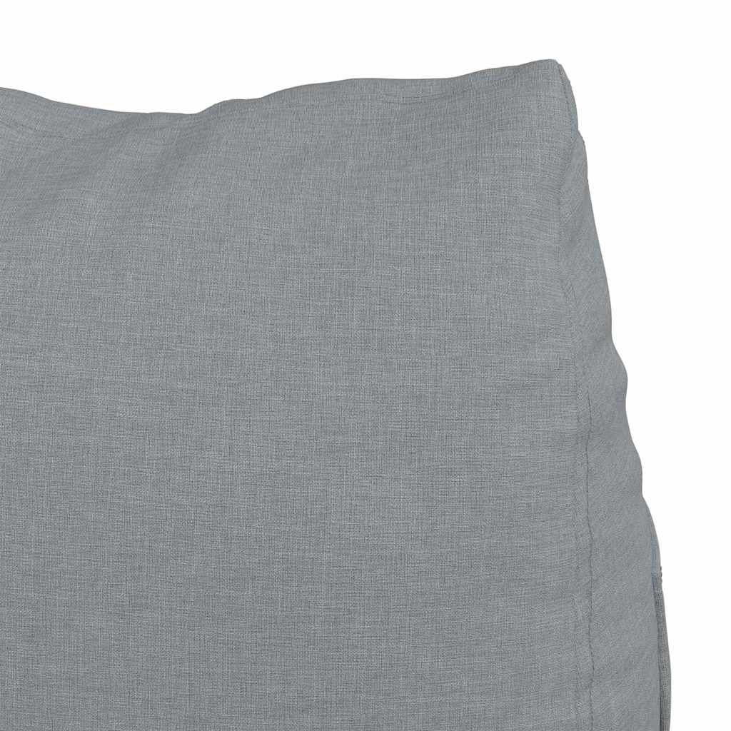 vidaXL Poduszka na plecy Jasnoszary 60 x 20 x 50 cm tkanina