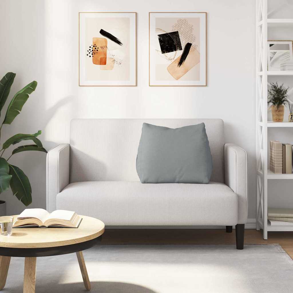vidaXL Poduszka na plecy Jasnoszary 60 x 20 x 50 cm tkanina