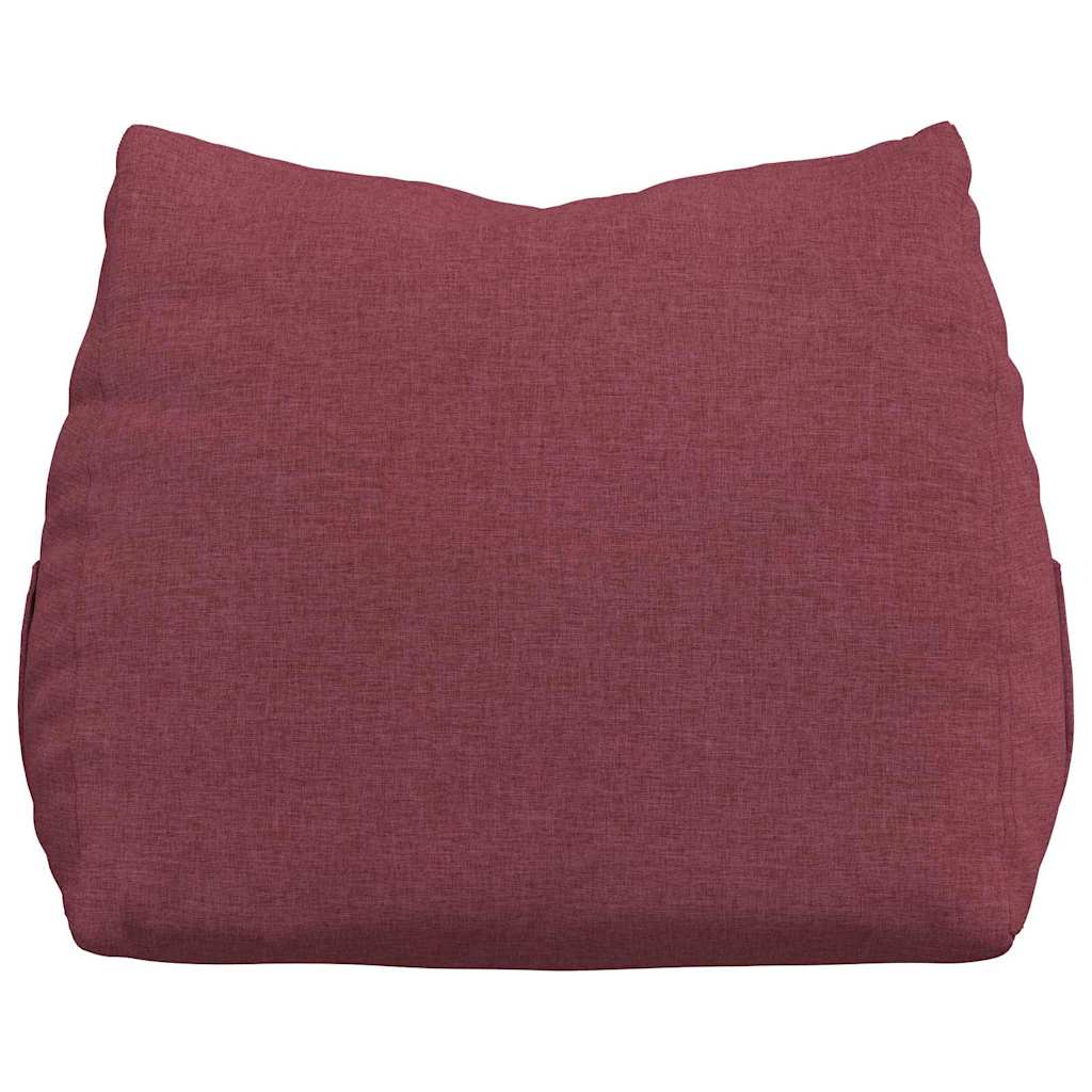 vidaXL Poduszka na plecy Czerwone wino 60 x 20 x 50 cm tkanina