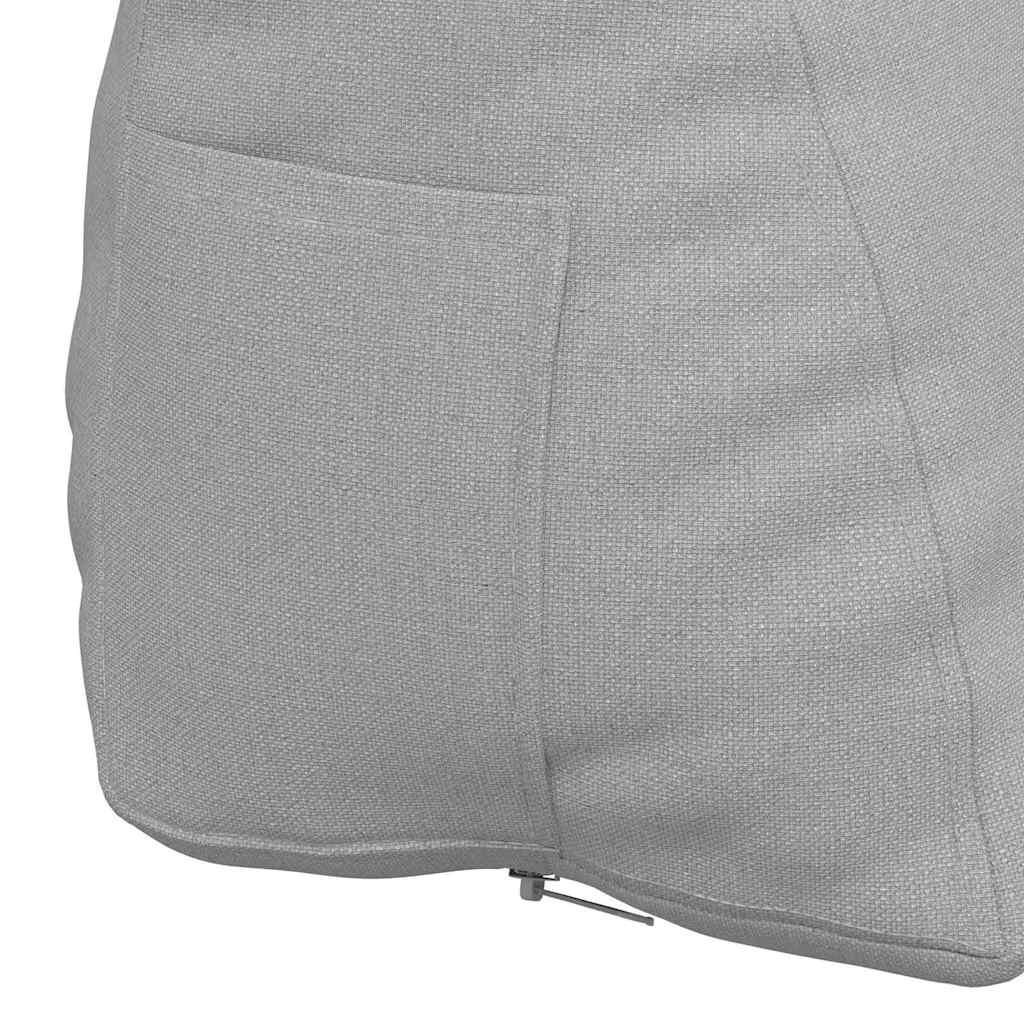 vidaXL Poduszka na plecy Szary chmur 60 x 20 x 50 cm tkanina