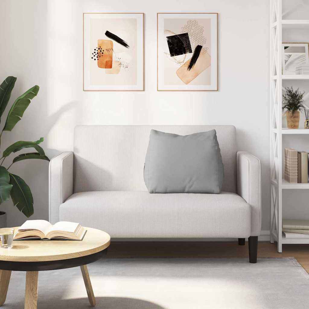 vidaXL Poduszka na plecy Szary chmur 60 x 20 x 50 cm tkanina