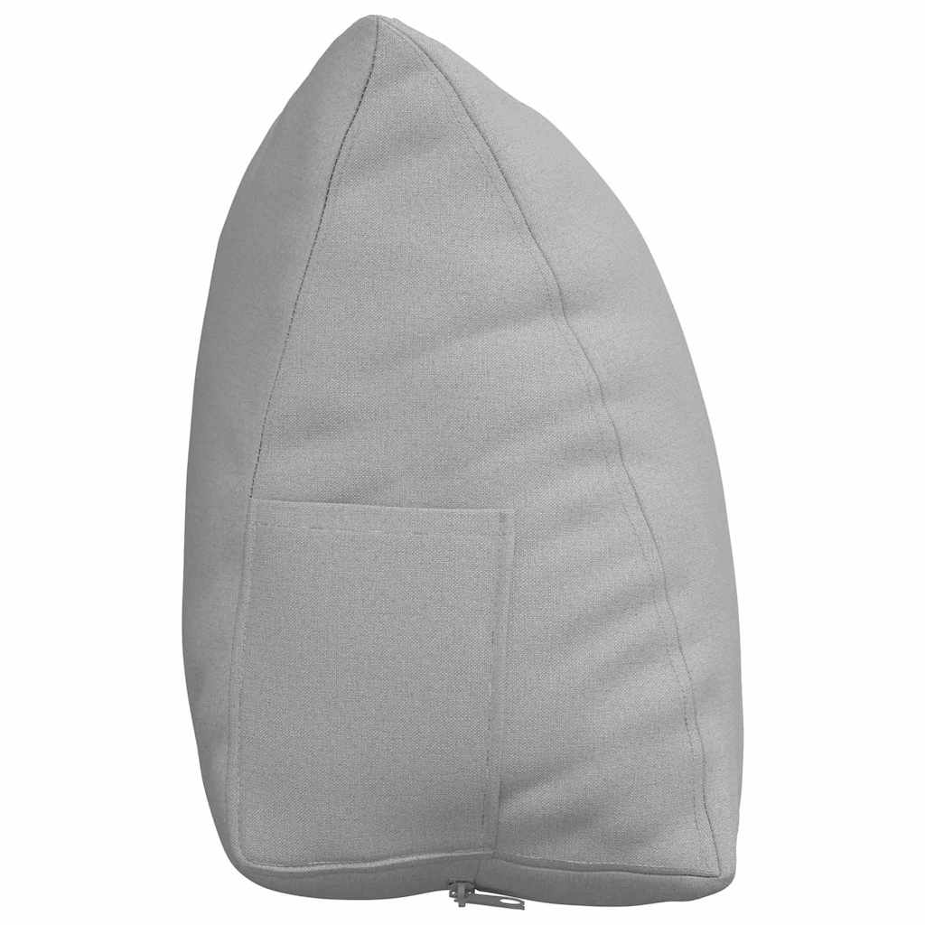 vidaXL Poduszka na plecy Szary chmur 60 x 20 x 50 cm tkanina