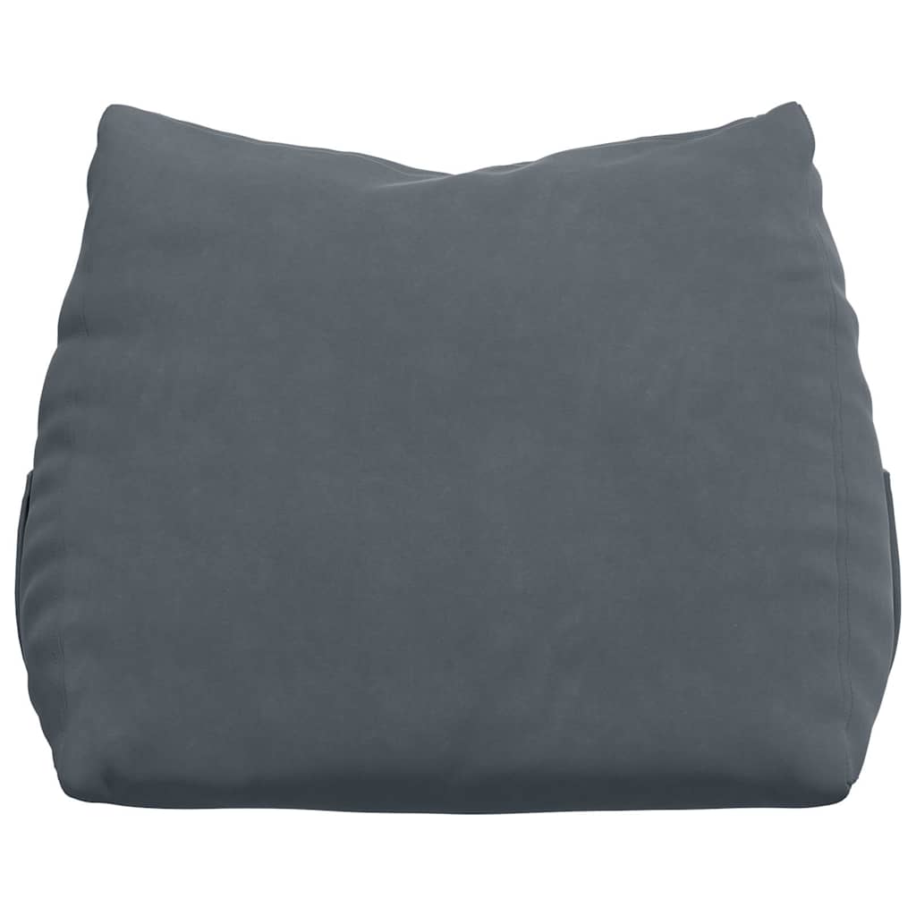 vidaXL Poduszka na plecy Ciemnoszary 60 x 20 x 50 cm