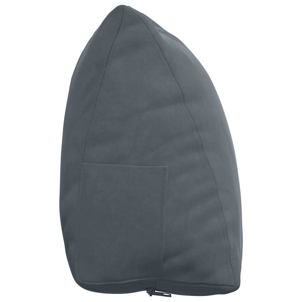 vidaXL Poduszka na plecy Ciemnoszary 60 x 20 x 50 cm