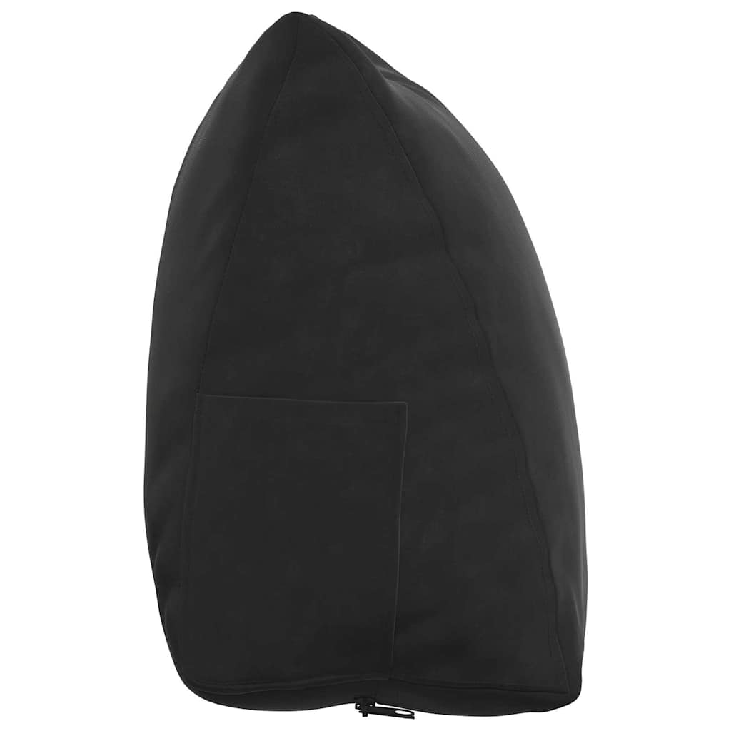 vidaXL Poduszka na plecy Czarny 60 x 20 x 50 cm Tkanina sztruksowa