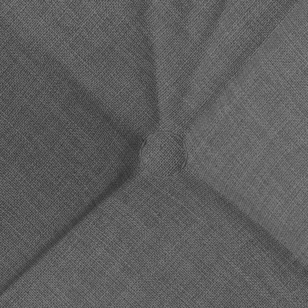 vidaXL Poduszki na siedziska 4 pcs Ciemnoszary 40 x 40 x 12 cm tkanina