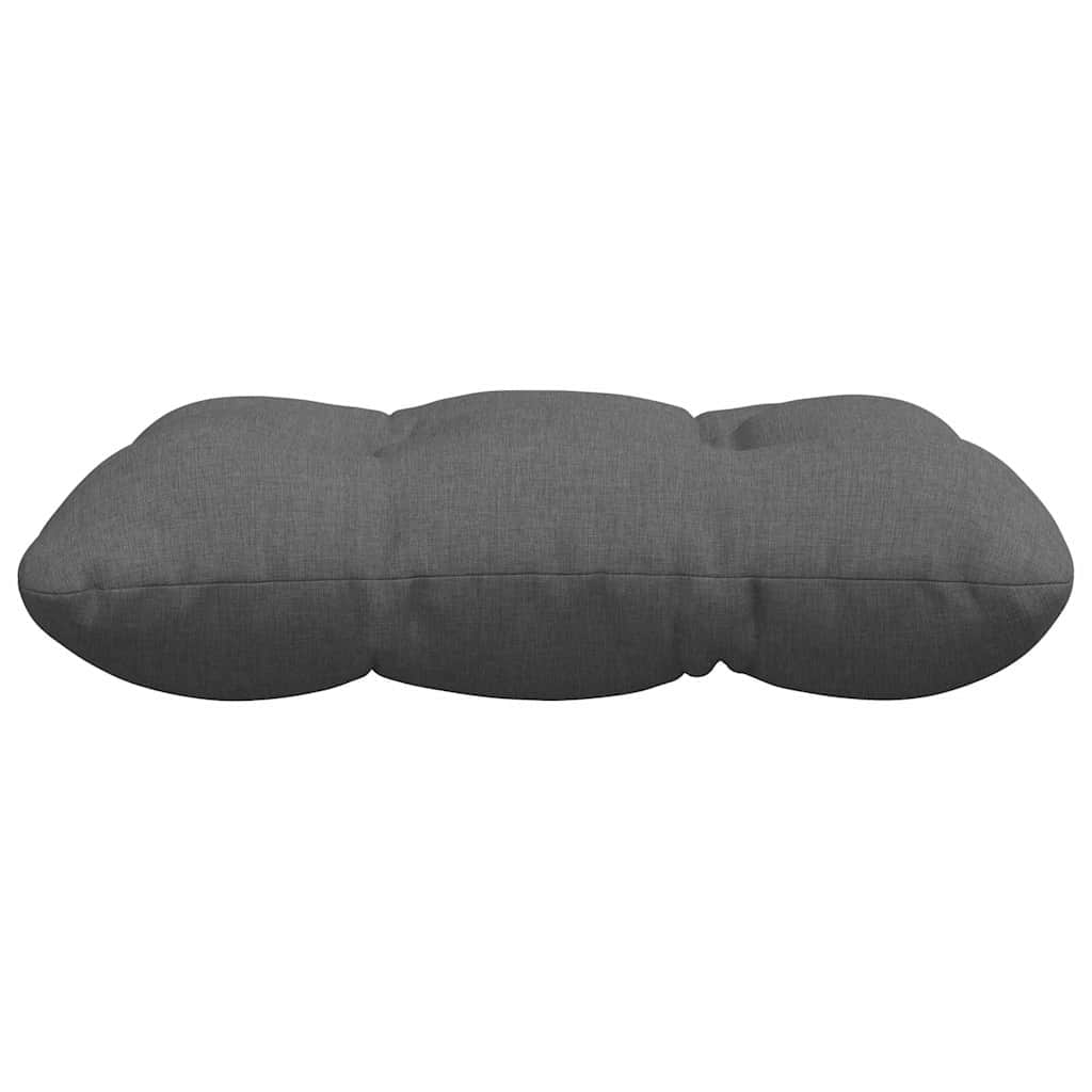vidaXL Poduszki na siedziska 4 pcs Ciemnoszary 40 x 40 x 12 cm tkanina
