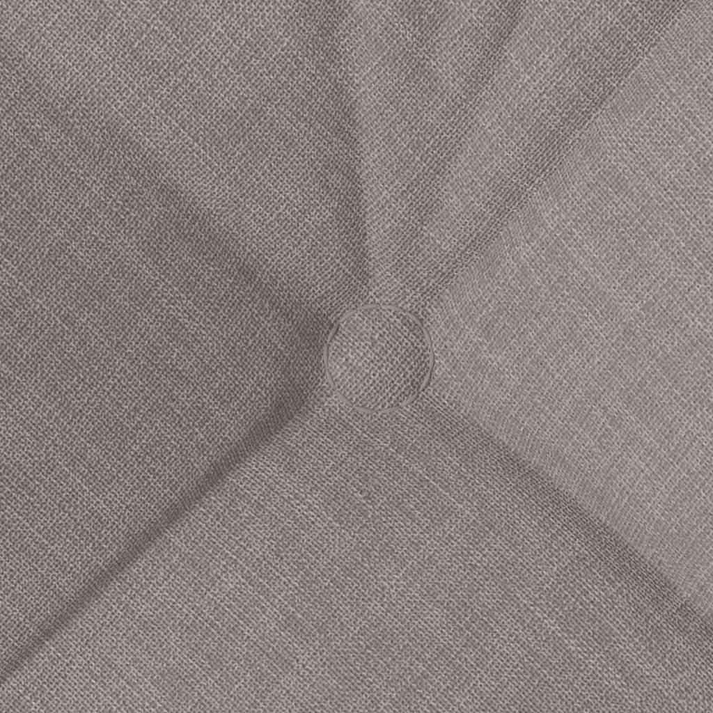 vidaXL Poduszki na siedziska 4 pcs Ciemnoszary 40 x 40 x 12 cm tkanina