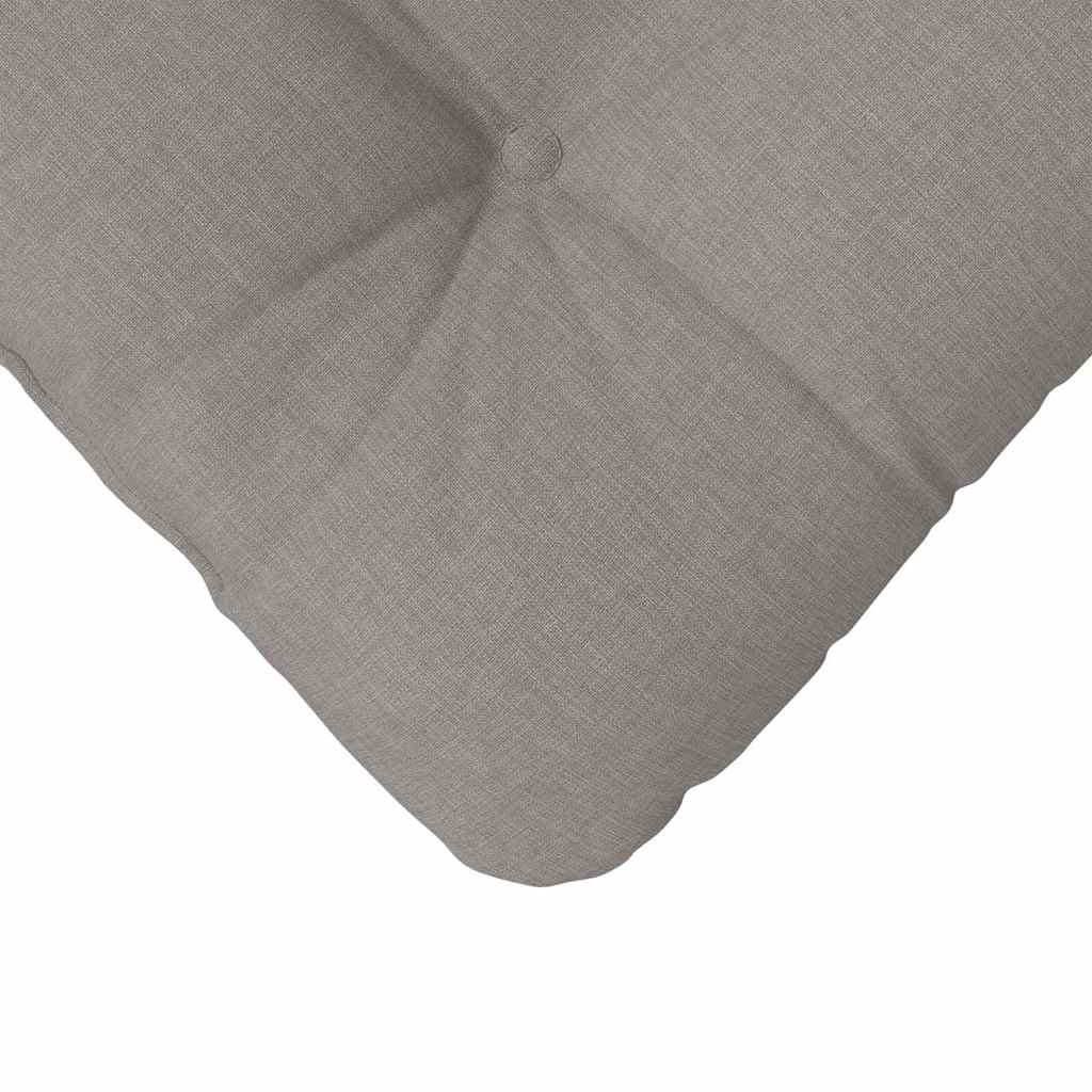 vidaXL Poduszki na siedziska 4 pcs Ciemnoszary 40 x 40 x 12 cm tkanina