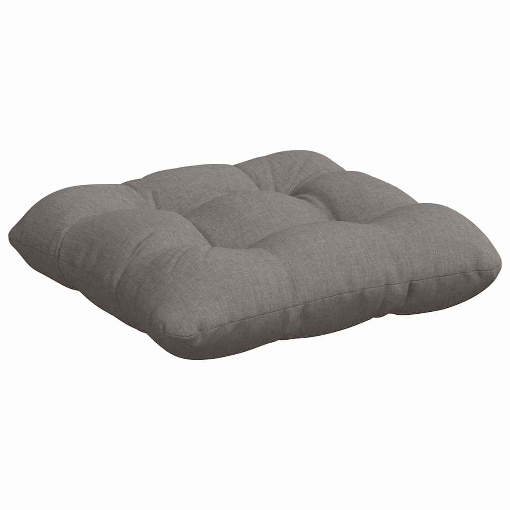 vidaXL Poduszki na siedziska 4 pcs Ciemnoszary 40 x 40 x 12 cm tkanina