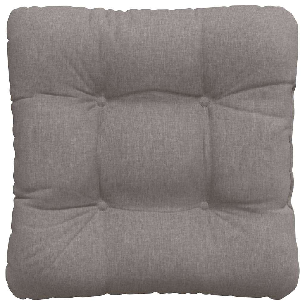 vidaXL Poduszki na siedziska 4 pcs Ciemnoszary 40 x 40 x 12 cm tkanina