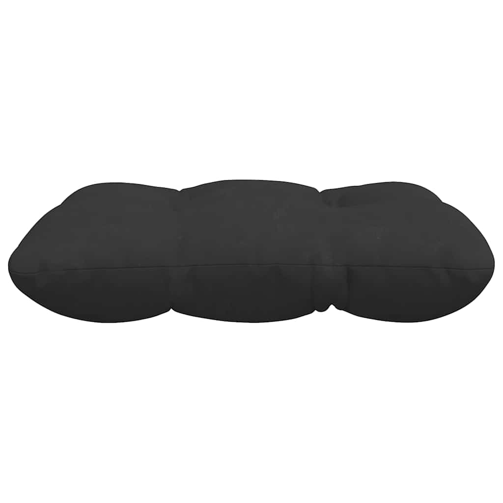 vidaXL Poduszki na siedziska 4 pcs Czarny 40 x 40 cm