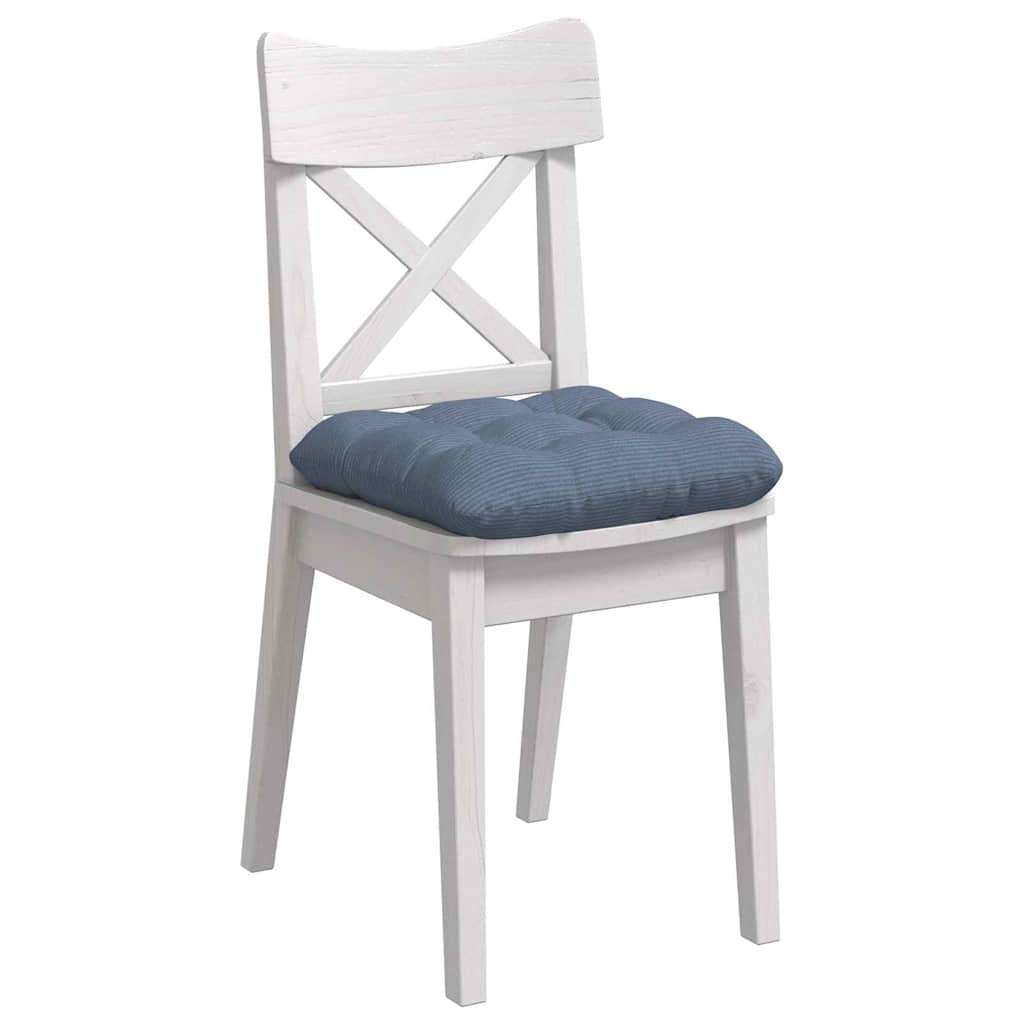 vidaXL Poduszki na siedziska 4 pcs Niebieski 40 x 40 cm