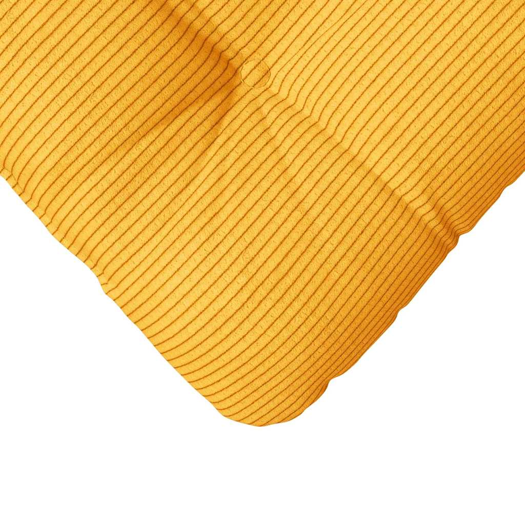 vidaXL Poduszki na siedziska 4 pcs Jasnożółty 40 x 40 cm