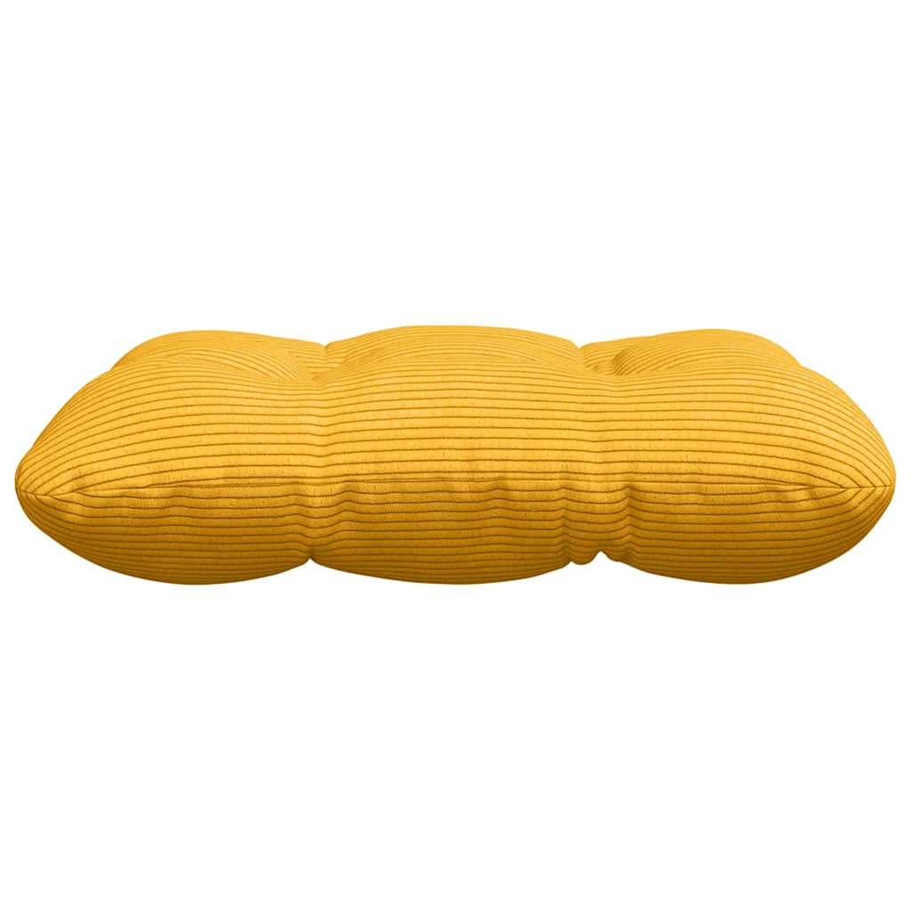 vidaXL Poduszki na siedziska 4 pcs Jasnożółty 40 x 40 cm