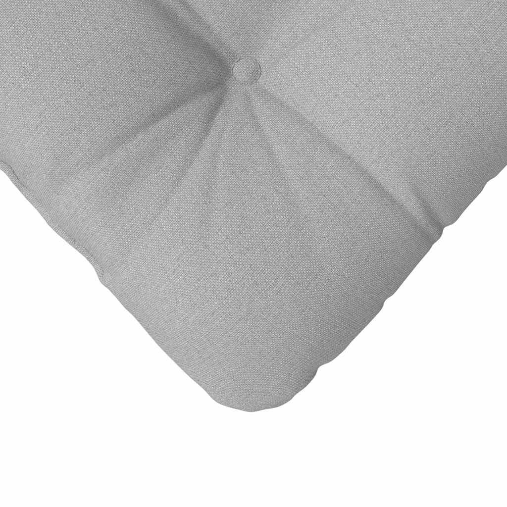 vidaXL Poduszki na siedziska 4 pcs Szary chmur 45 x 45 x 12 cm tkanina