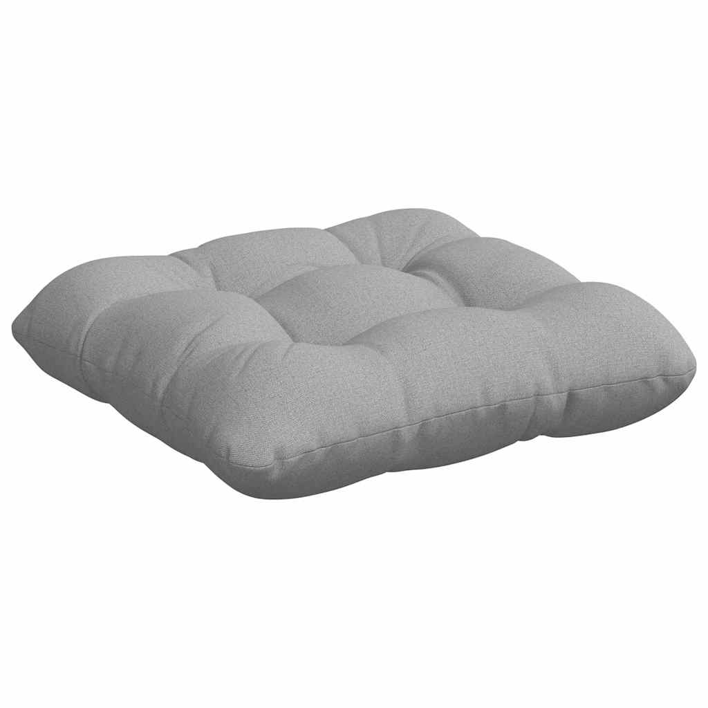 vidaXL Poduszki na siedziska 4 pcs Szary chmur 45 x 45 x 12 cm tkanina