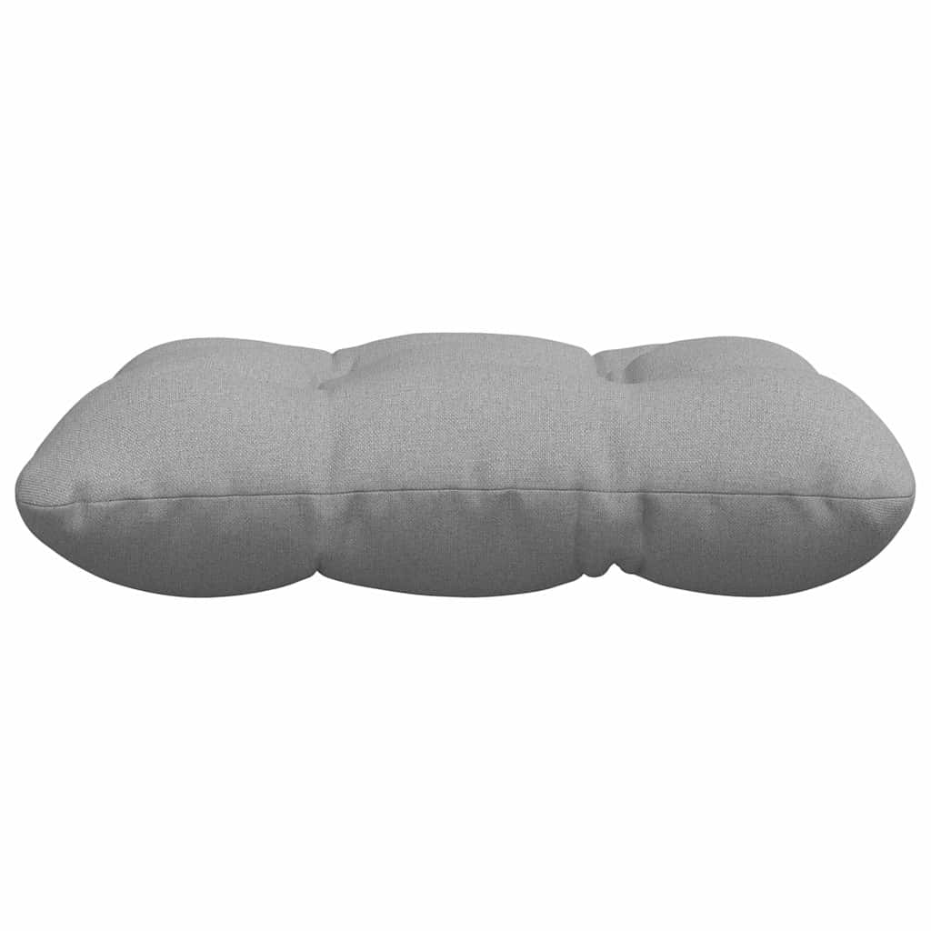vidaXL Poduszki na siedziska 4 pcs Szary chmur 45 x 45 x 12 cm tkanina