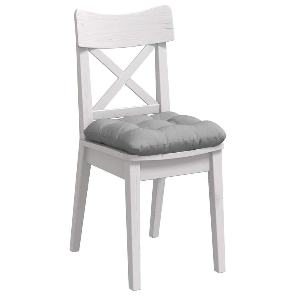 vidaXL Poduszki na siedziska 4 pcs Szary chmur 45 x 45 x 12 cm tkanina