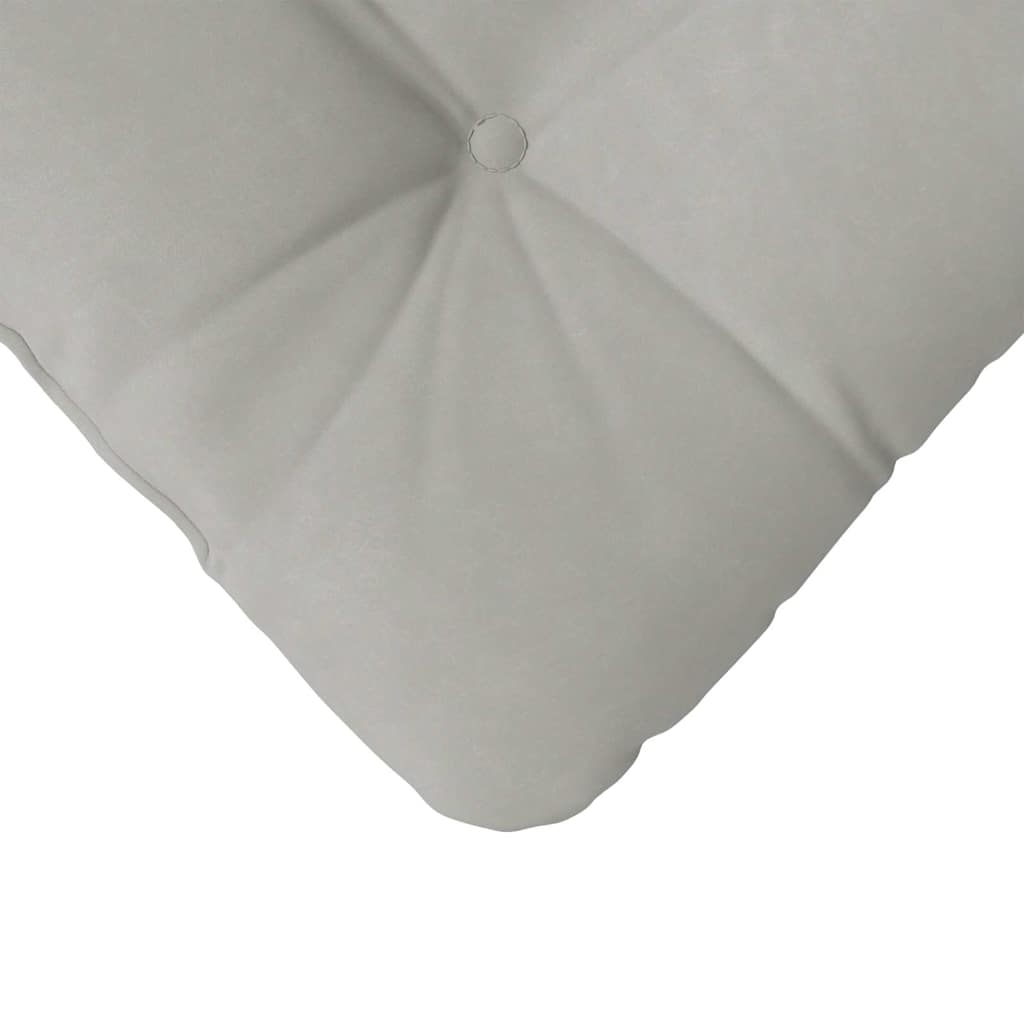 vidaXL Poduszki na siedziska 4 pcs Jasnoszary 45 x 45 cm