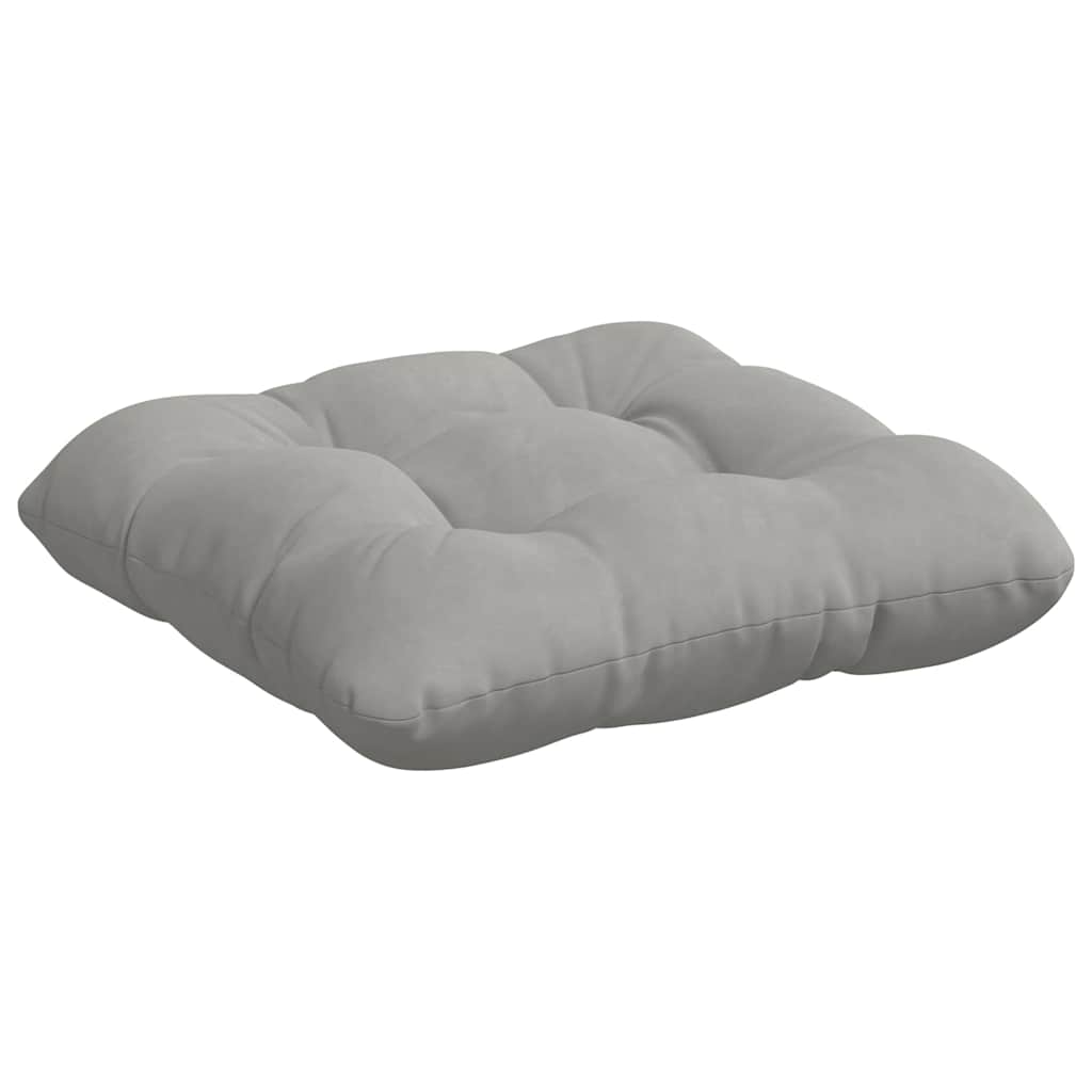 vidaXL Poduszki na siedziska 4 pcs Jasnoszary 45 x 45 cm