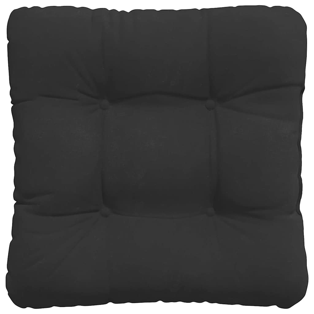 vidaXL Poduszki na siedziska 4 pcs Czarny 45 x 45 cm