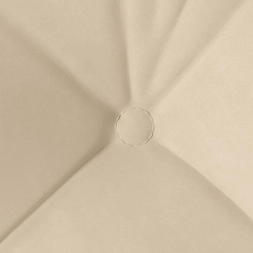 vidaXL Poduszki na siedziska 4 pcs Kremowy 45 x 45 cm