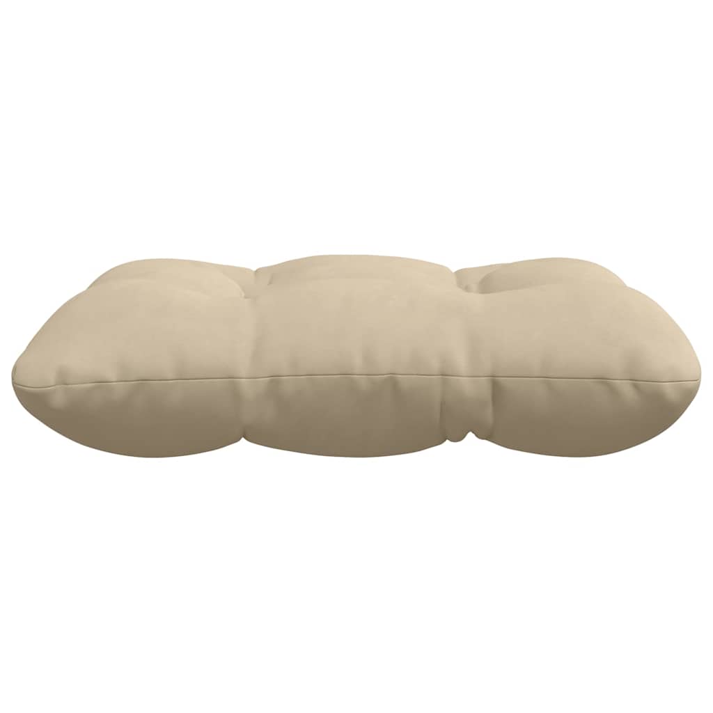 vidaXL Poduszki na siedziska 4 pcs Kremowy 45 x 45 cm