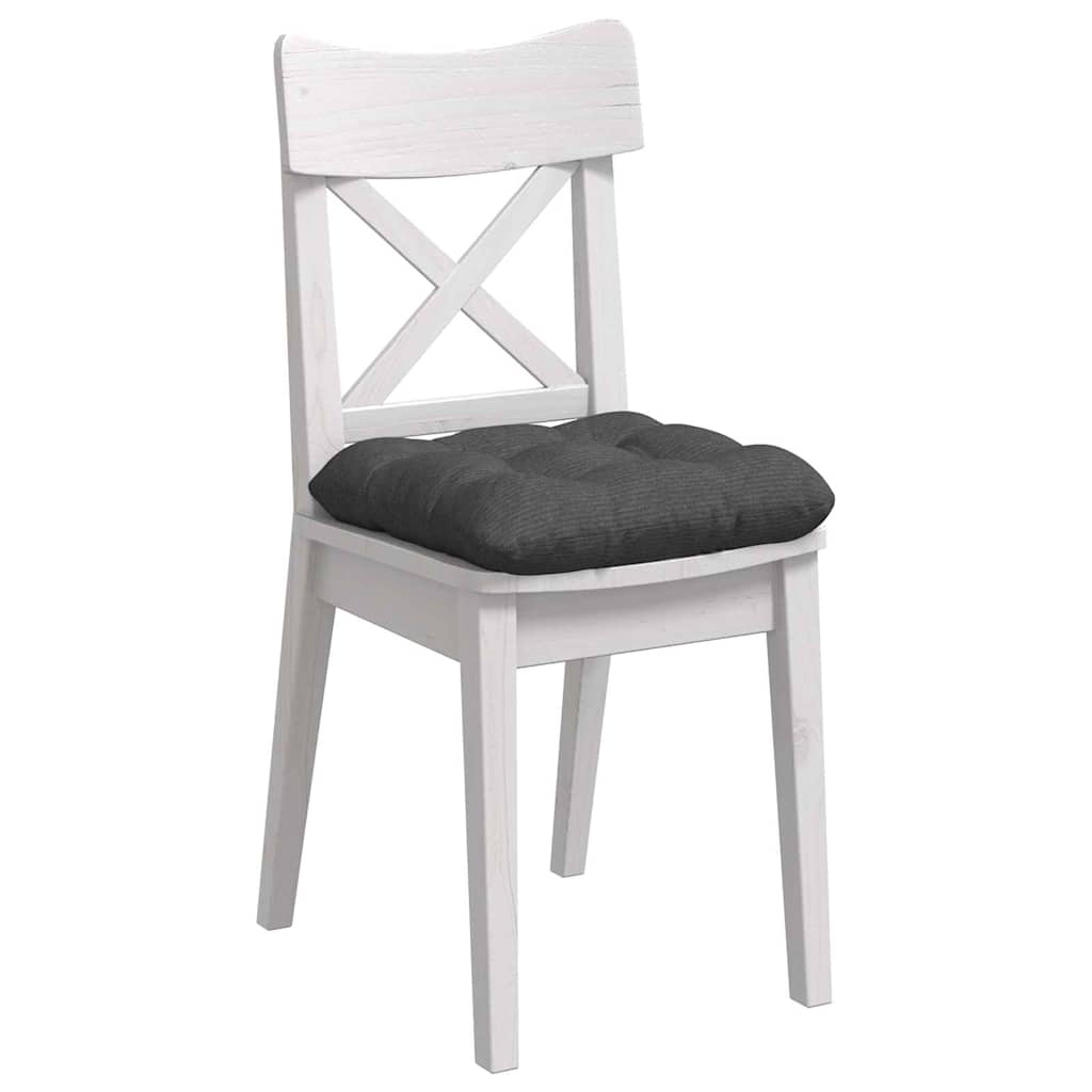 vidaXL Poduszki na siedziska 4 pcs Ciemnoszary 45 x 45 cm