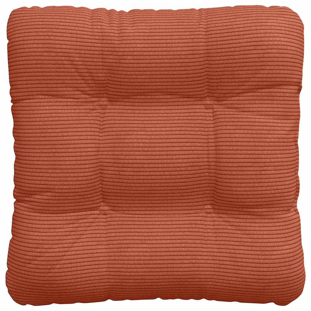 vidaXL Poduszki na siedziska 4 pcs Czerwono-pomarańczowy 45 x 45 cm
