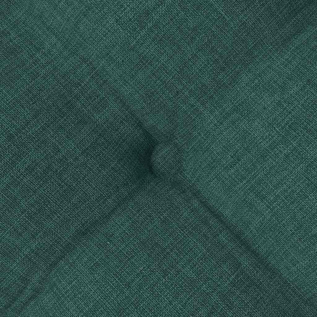 vidaXL Poduszki na siedziska 4 pcs Ciemna zieleń 40 x 40 x 6 cm