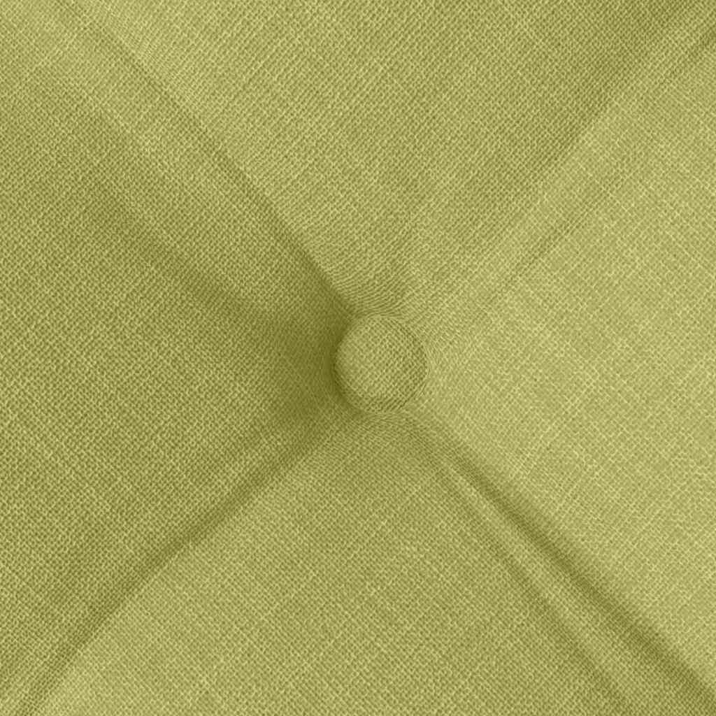 vidaXL Poduszki na siedziska 4 pcs Jasnozielony 40 x 40 x 6 cm tkanina