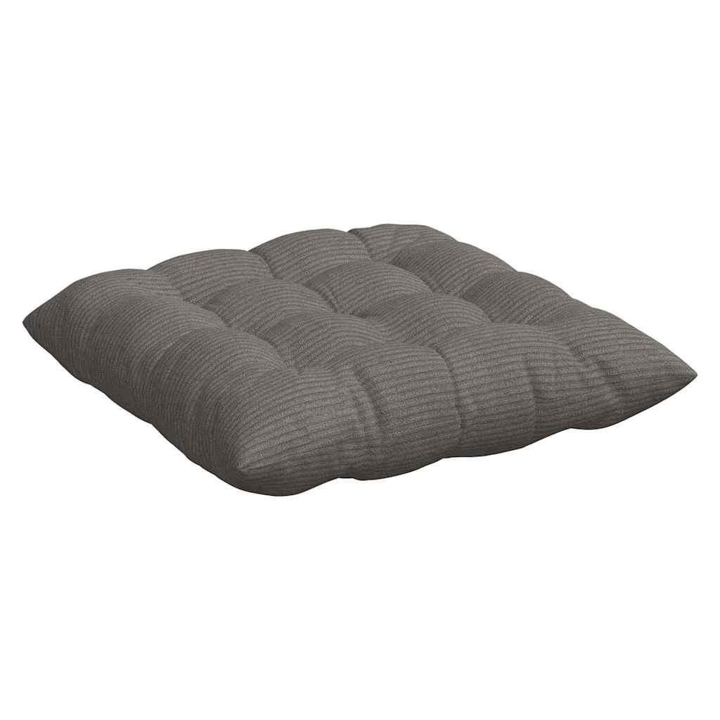 vidaXL Poduszki na siedziska 4 pcs Jasnoszary 40 x 40 x 6 cm
