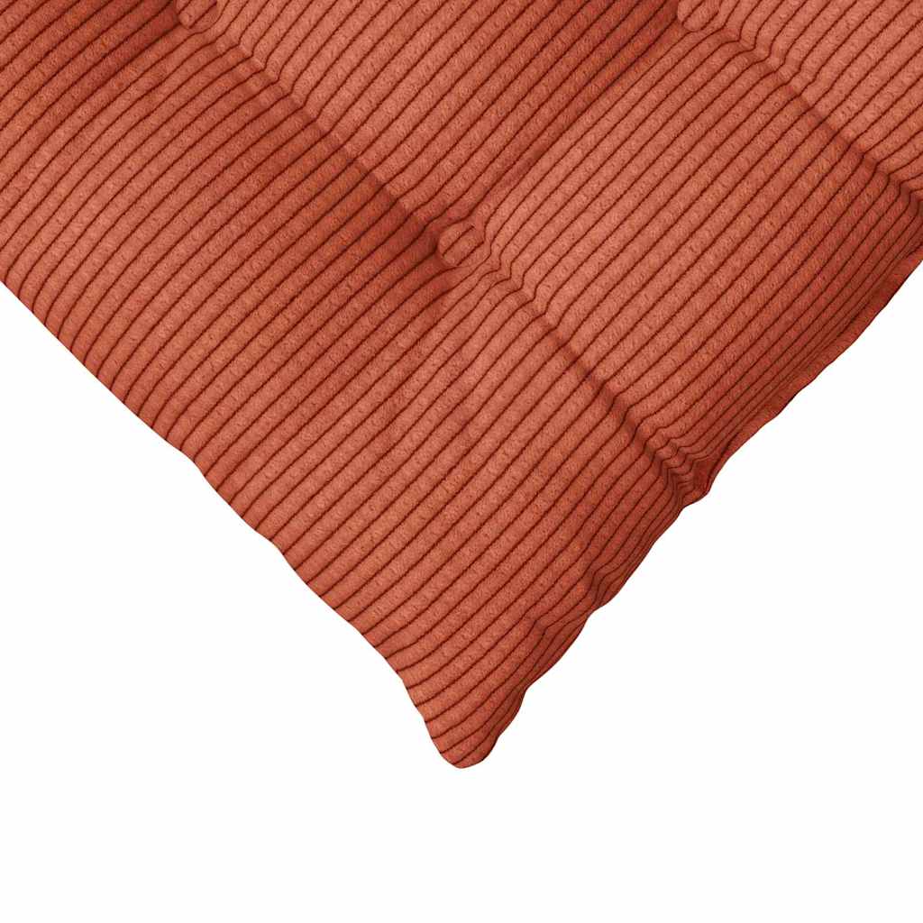 vidaXL Poduszki na siedziska 4 pcs Czerwono-pomarańczowy