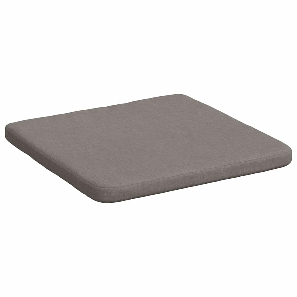 vidaXL Poduszki na siedziska 4 pcs Ciemnoszary 40 x 40 x 3 cm tkanina