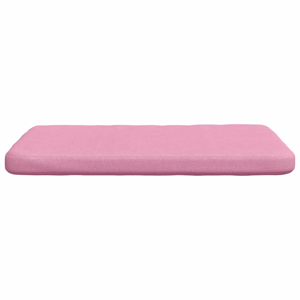 vidaXL Poduszki na siedziska 4 pcs Różowy 40 x 40 x 3 cm tkanina