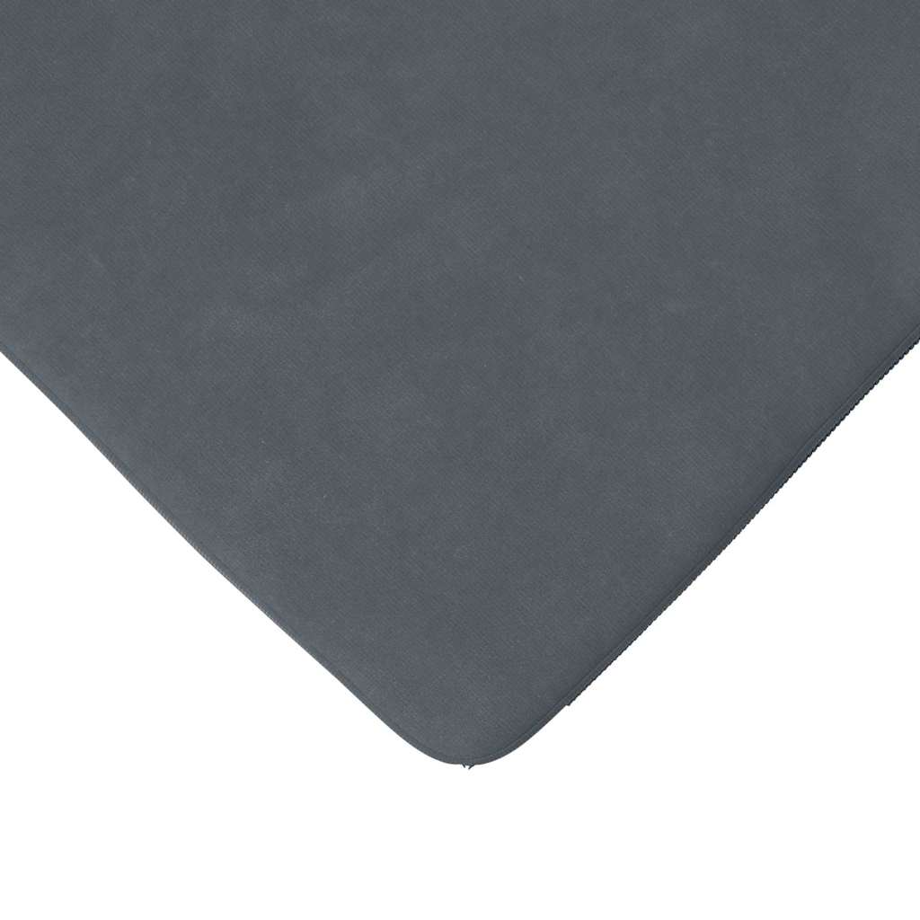 vidaXL Poduszki na siedziska 4 pcs Ciemnoszary 40 x 40 x 3 cm Aksamit