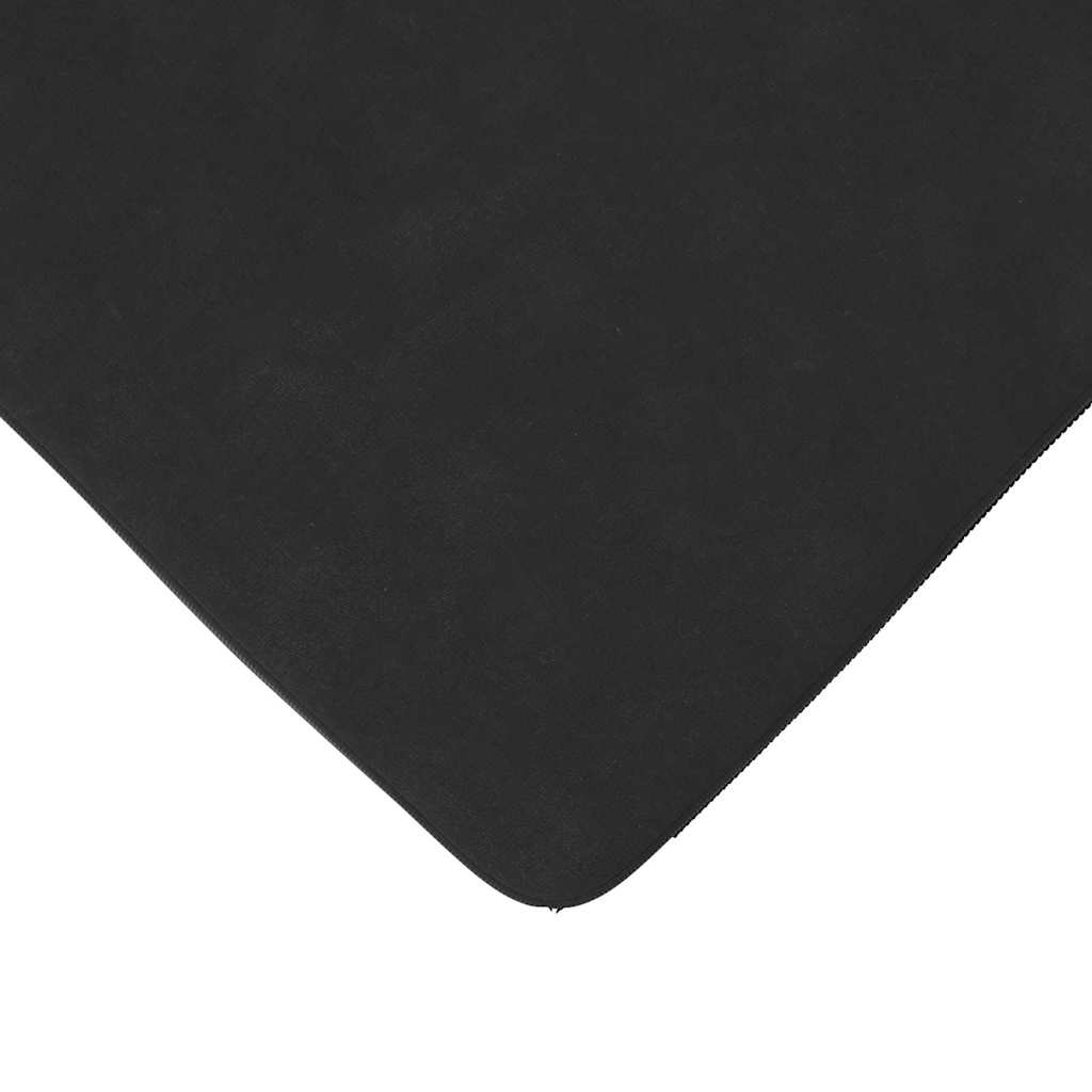 vidaXL Poduszki na siedziska 4 pcs Czarny 40 x 40 x 3 cm Aksamit